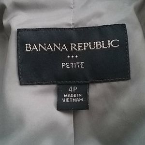 Banana Republic gray blazer size 4P